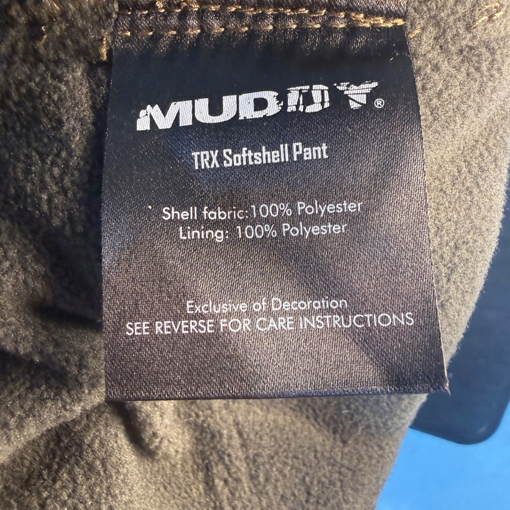 Muddy TRX Softshell Hunting Pants Mens M Mossy Oak Bottomland NWT Zipper Flaw - Picture 9 of 14
